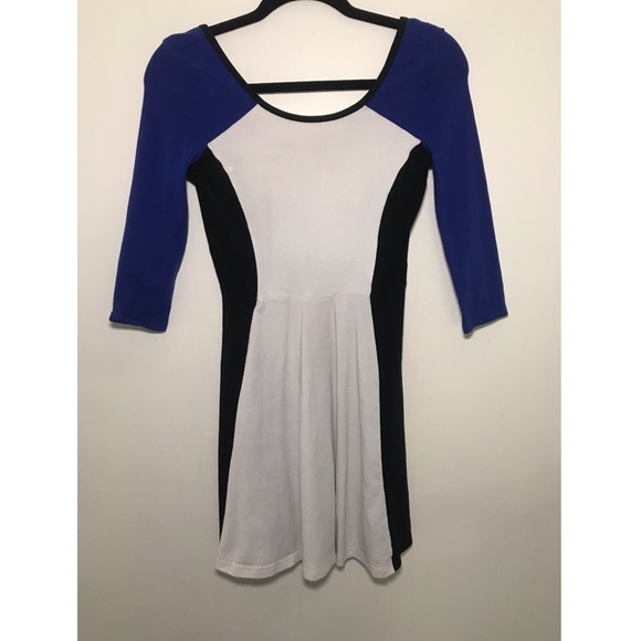 Express Dresses & Skirts - Express Colorblock Skater Dress